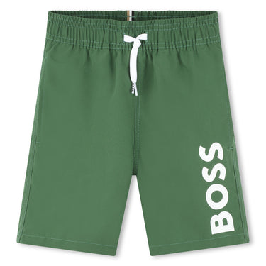 Traje de baño para niños y teens Boss verde
